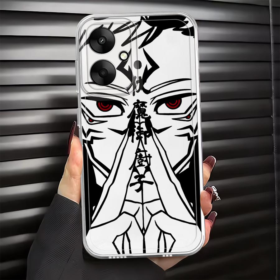 Phone Case for Xiaomi Mi 11 Lite 11T Pro Soft Phone Cover Japanese Anime G-gojo