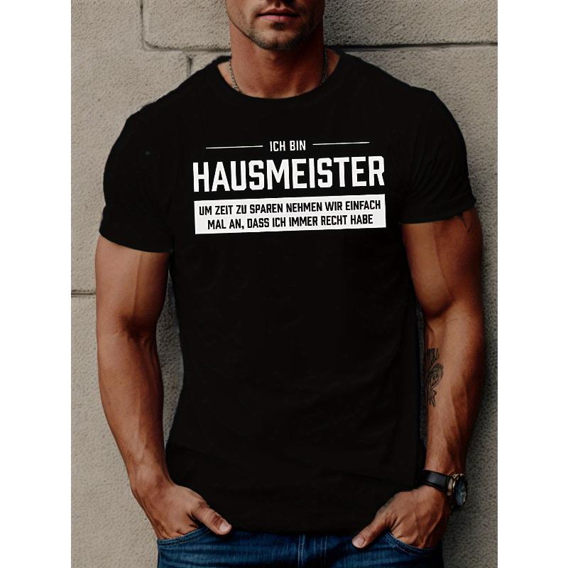 

European Size Fun German Men s Short Sleeve T-shirt Summer T-shirt Top 4XL чорний