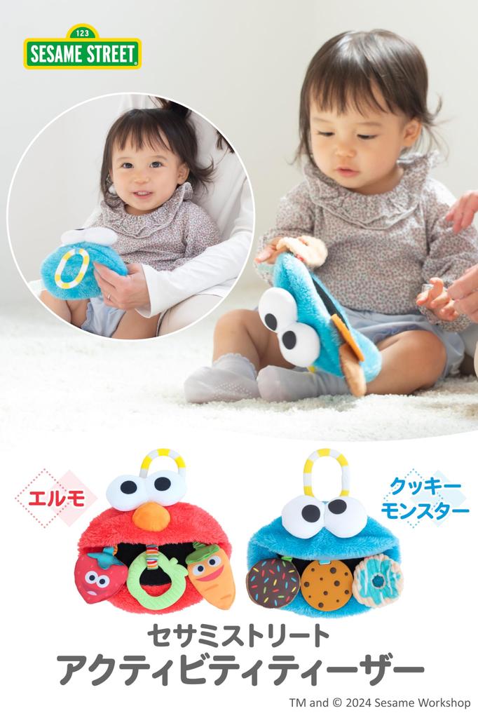 Nihon Ikuji Sesame Street Activity Teaser Cookie Monster