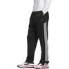 adidas Basketball FW24 Comfortable Soft Versatile Striped Retro Sports Long Pants Knitted Men Bottoms Black JL7584