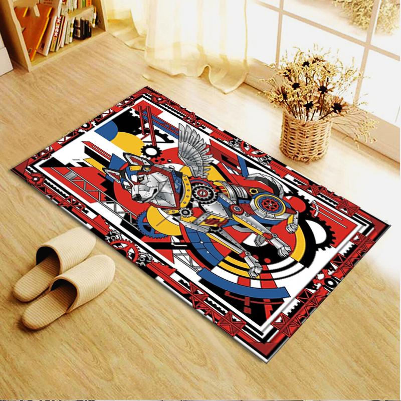 2025 New Husky Dog Carpet Rug for Living Room Bedroom Home Sofa Decoration,Kids play Non-slip Floor Mat69