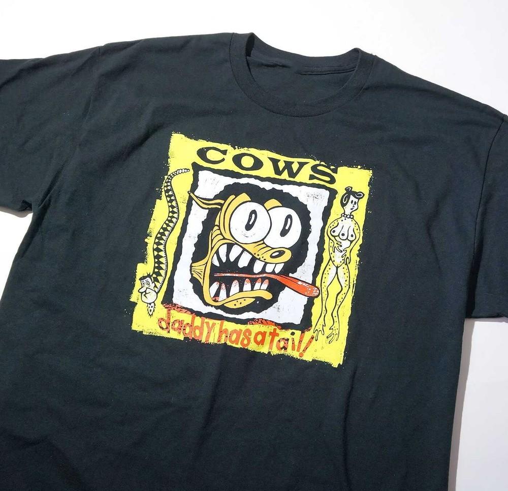 

Коровы Группа Папа С Хвостом Хлопок Для Мужчин Черный Все Размеры Рубашка Унисекс Футболка S