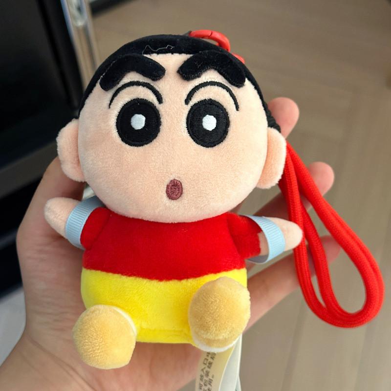 Crayon Shinchan Honey Penguin Dinosaur Turtle Shaped Keychain Plush Toy For Backpack Decoration Gifts New