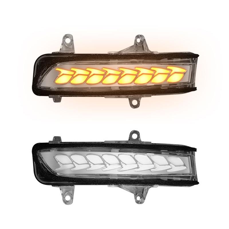 Toyota Prado Land Cruiser Rearview Mirror Yellow Light Sequential Turn Signal