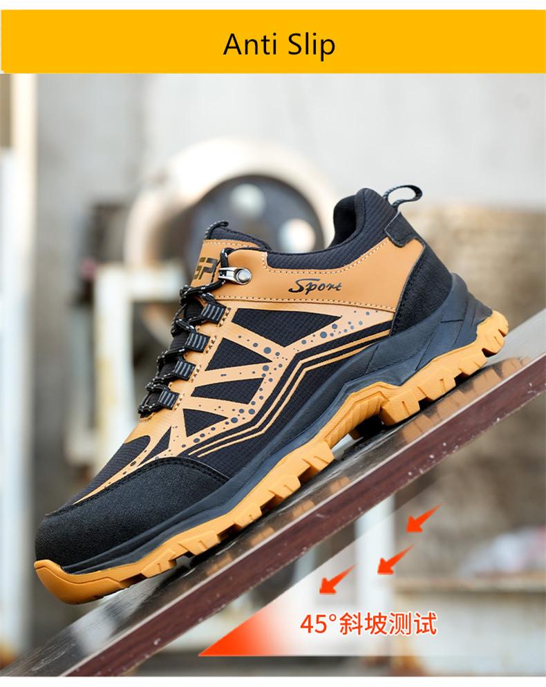 Protective Work Shoes with A Steel Toe Indestructible Safety Shoes Man for Work Anti Slip Work Shoes Woman Light Work Sneakers