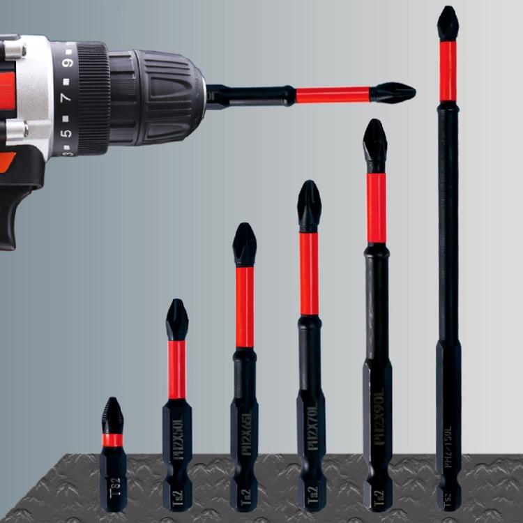 6/12Pcs Magnetic Screwdriver Bit with Anti Slip Grip Impact Driver Bit for Reliable Use In Various Repair Scenario