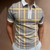 Polo essential! Short-sleeve polo shirt with zipper detail, great for casual outfits.