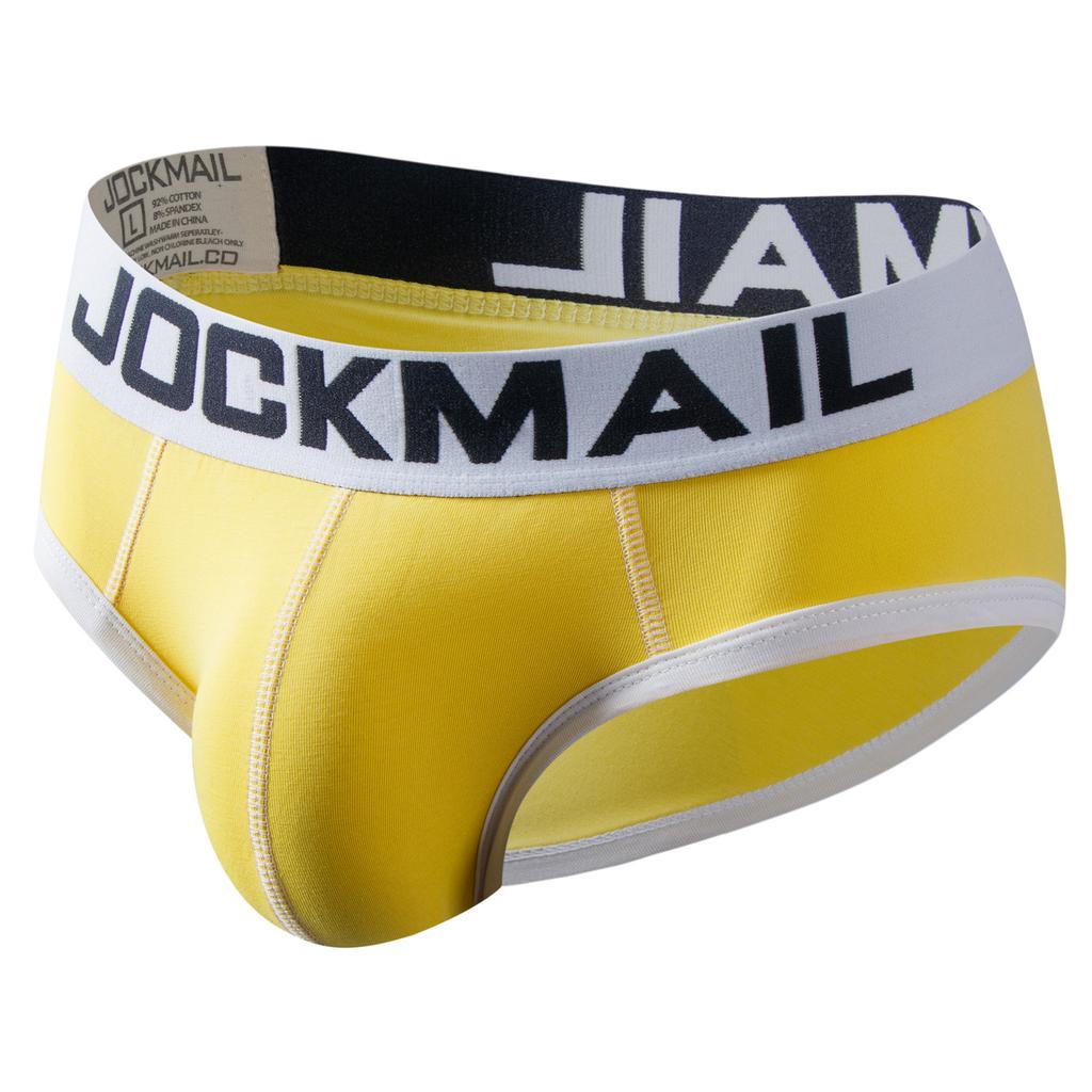 Slips JOCKMAIL Baumwolle Weich Bequem Atmungsaktiv Sport Alltag Casual Herren Unterwäsche 9 Farben Mode Unterhosen