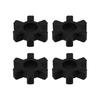 4 PZ INSERTO IN GOMMA RAGNO L099 / L100 LO99 & L-100 per Accoppiamento Lovejoy L-Jaw