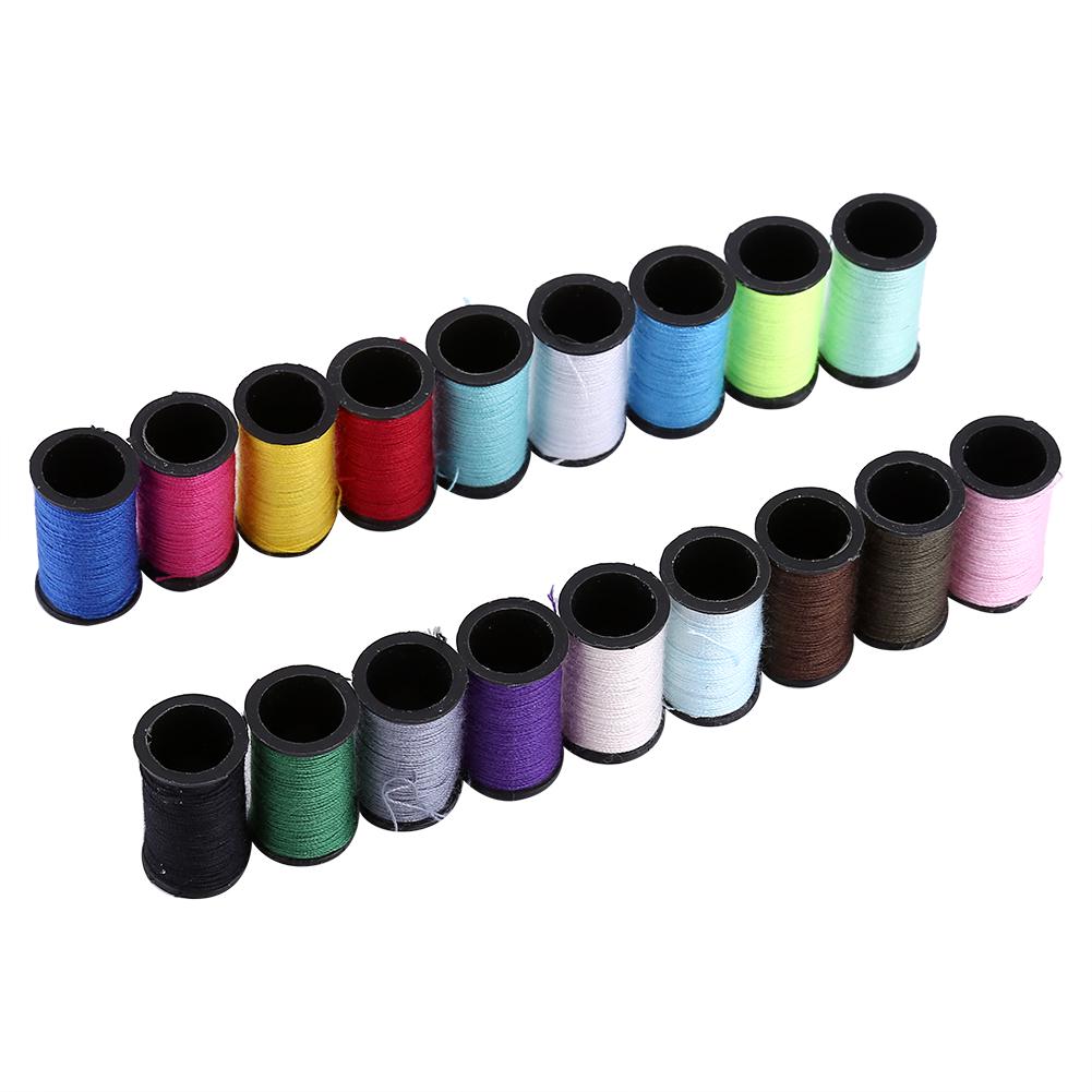 Kit de Costura Portátil, Estojo de Couro PU com Ferramentas Essenciais Incluindo Linhas Agulhas Tesouras e Fita Métrica, Viagem Casa Artesanato Reparo de Roupas