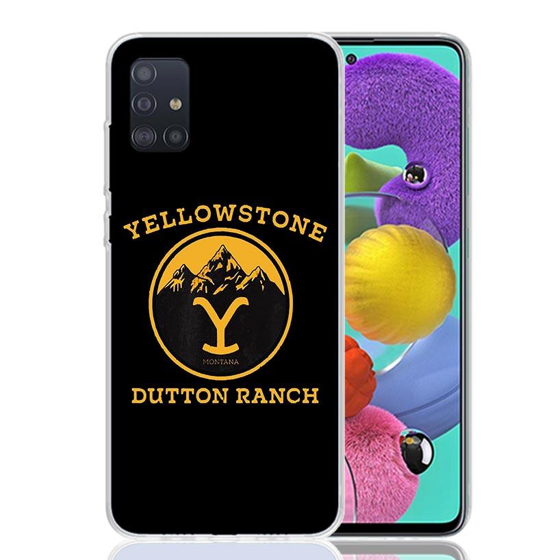 Yellowstone TV Show Phone Case For Samsung Galaxy A52 A32 A22 A12 A02S A50S A30S A51 A31 AA71 Note 20 Ultra 10 S10 Plus Galaxy A