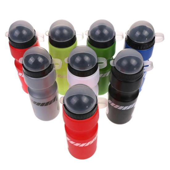 Outdoor Cycling Hiking Camping 750ml PC Plastic Water Bottle Sports Kettle with Dust Cover