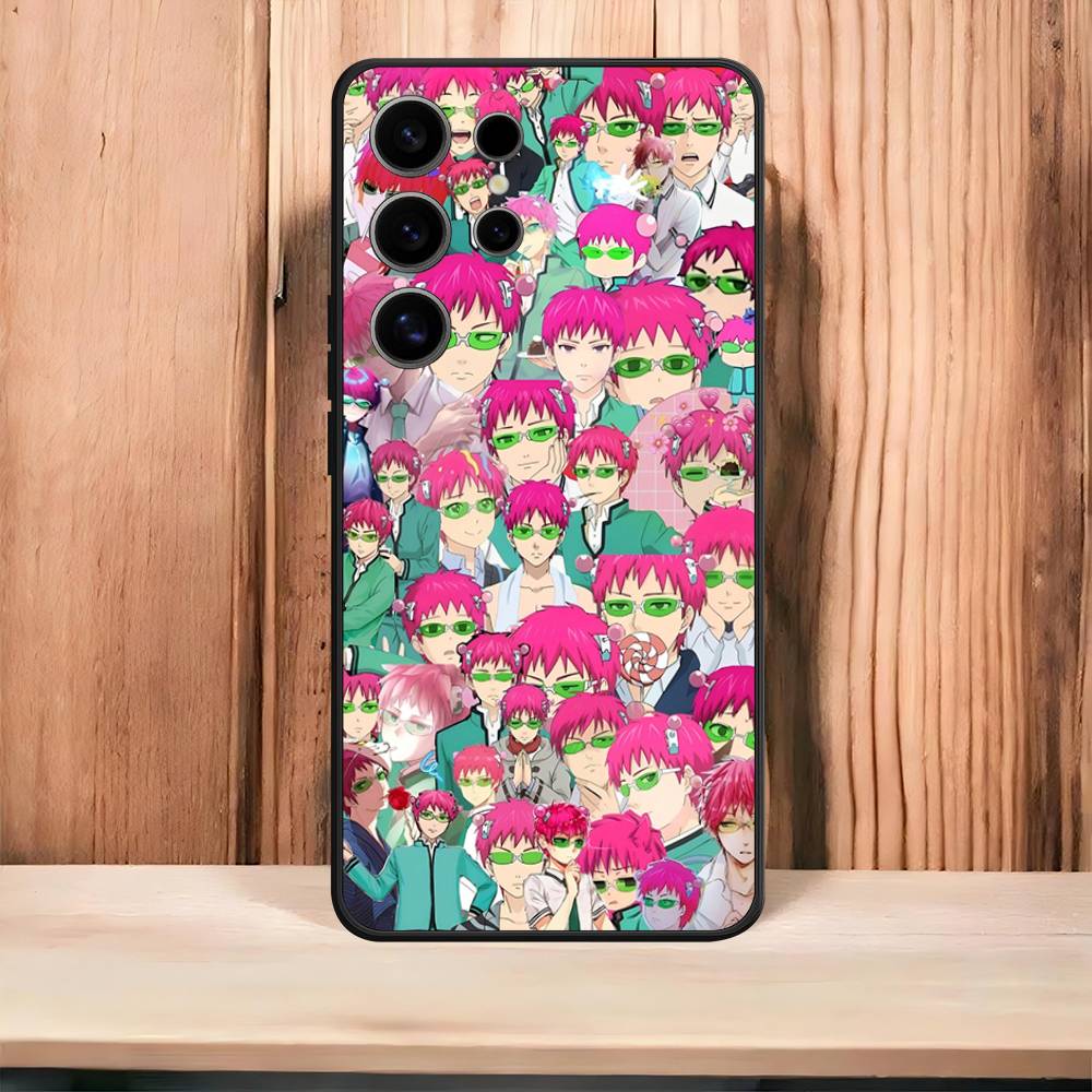 The D-Disastrous Life Of Saiki K Case For Samsung Galaxy Case S25 S23 S22 S21 S30 S20 S10 Ultra Plus FE TPU Soft Cover