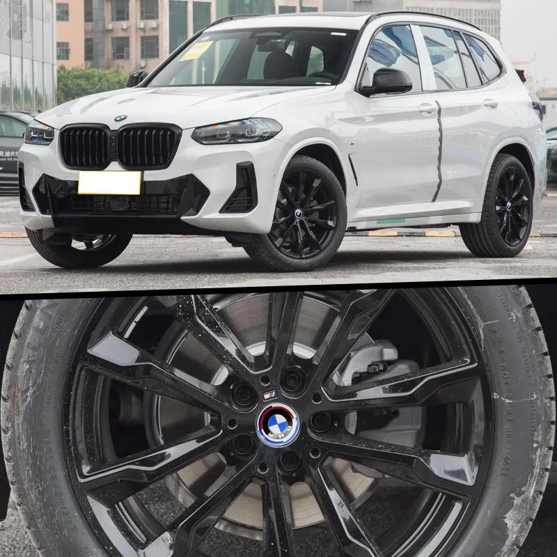 4pc New Wheel Center Cover Wheel Hub Center Integrated Cover Logo Car Accessories For BMW F20 E36 E92 E87 E30 E46 E91 F31 X5 E53