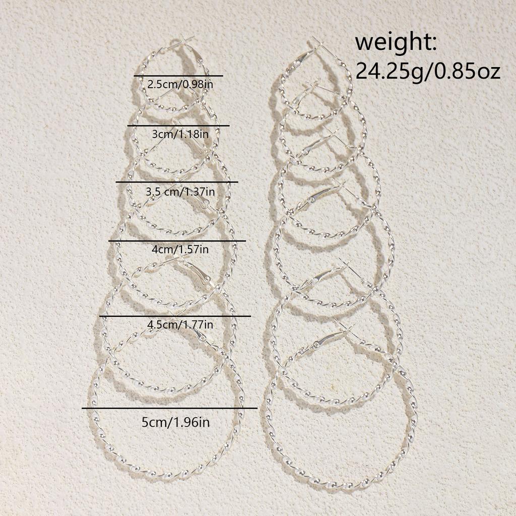 Personality Exaggerated Large Circle Earrings Women'S Ring Circle Trendy Temperament Earrings Earrings