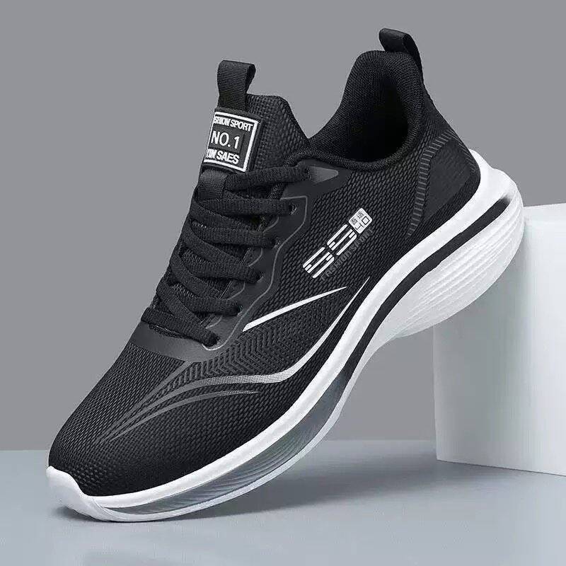 Four Seasons Couples Sneakers Breathable Large Size Ultra Light Competitive Sports Boys Running Shoes Versatile Women's Shoes