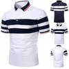 Camiseta de Verano para Hombre de Manga Corta Costuras de Moda Polo Clásico de Manga Corta para Hombre