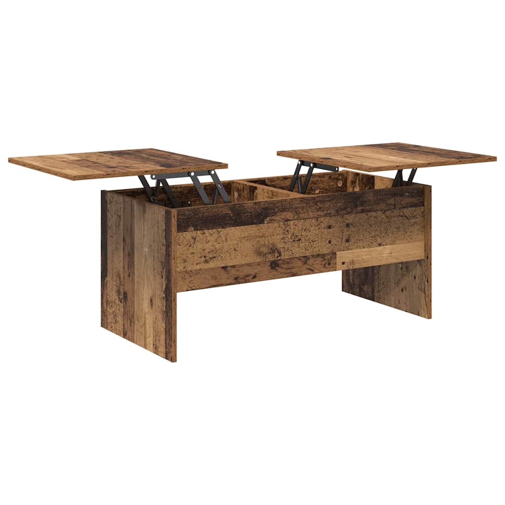 Vintage Wood Coffee Table 102 x 50.5 x 46.5 cm Particleboard