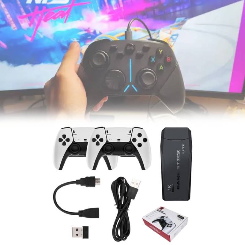 Retro M8pro Spielekonsole Kabelloser Dual-Joystick PS1 Klassisches Spielerlebnis