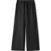 Fashionable Versatile Comfortable Loose Wide-Leg Casual Pants Women Bottoms Carbon-Black L225W125-0018