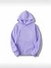 Europe Unisex Fleece Hoodie - Autumn/Winter Solid Color