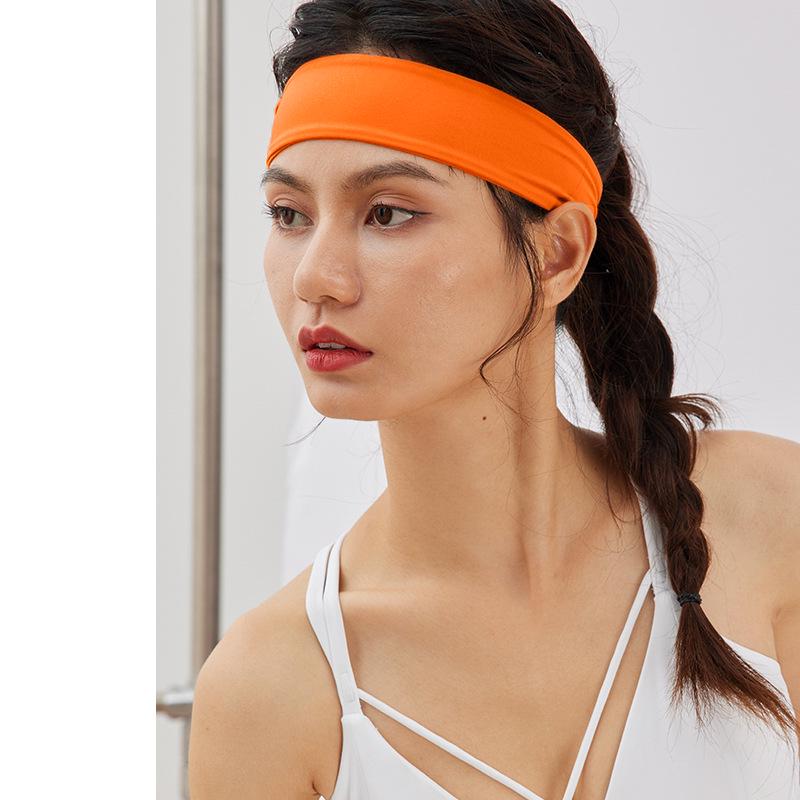 

Женская повязка на голову для йоги и бега в корейском стиле, высокоэластичная, влагоотводящая One Size
