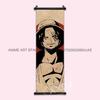 ONE PIECE Hanging Painting Anime Posters Zoro Wall Art Nami Canvas Home Decor Nico Robin Latest Bedroom Japanese Scrolls Picture
