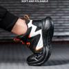 Fashion Lightweight Insulated Safety Working Shoes For Men Anti-smashing Steel Toe Industrial Work Boots Male Footwear
