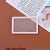 Handmade Transparent Square Carved Plate for DIY Resin Jewelry and Toy Accessories