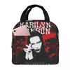 New Arrival Marilyn Manson The Golden Age Of Last Music Insulated Lunch Bag for Women Children Food Boxes Thermal Lunch Box Tote