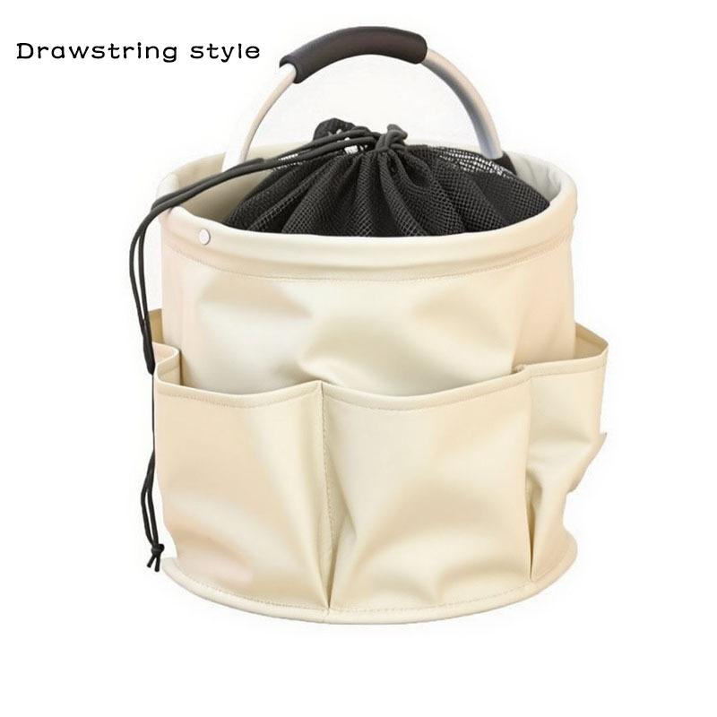 17L Vielseitiger Faltkorb Tragetasche für Picknick im Freien Reinigungs-Organizer Heim-Gartenwerkzeugtasche Großes Fassungsvermögen Waschtasche