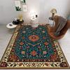 Bohemian Persian Retro Rug Anti-Slip Wear-resistant Carpet for Indoor Outdoor Living Room Bedroom Easy Clean Home Decor Classic