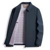 New Men's Jacket Spring and Autumn Jacket Middle-aged High-end Business Casual Jacket Dad Lapel Top
