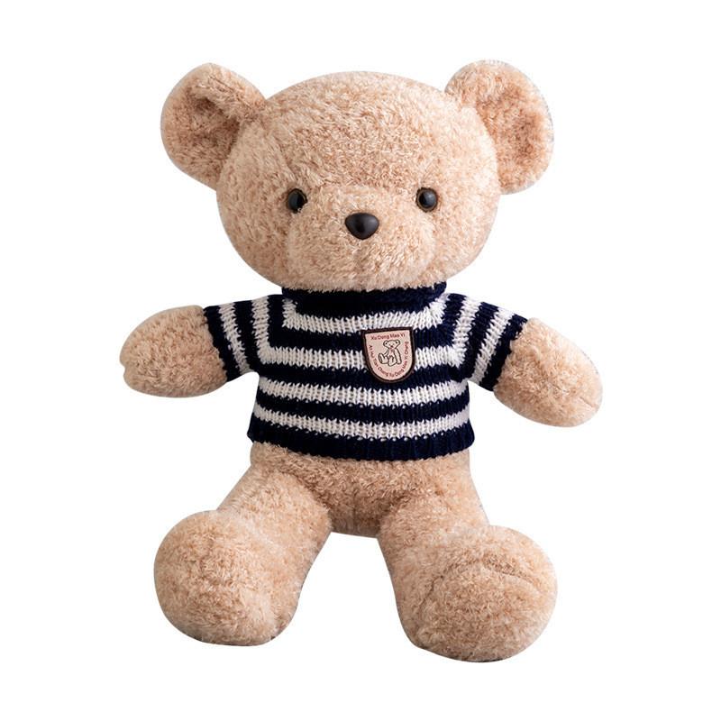 Sweater Wear Teddy Bear Plush Toy Cartoon Stuffed Doll Decoration Kids Gift
