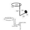 Motorcycle Helmet Holder Metal Hat Rack Wall Mounted Basketball Hanger Wall Hooks Anti-rust Motorcycle Accessories