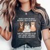 People Think I'm Crazy Because I Talk To My Cats T-Shirt, Funny Cat Lover Tee, Humorous Pet Owner Apparel, Quirky Cat Mom Gift, Feline Shirt