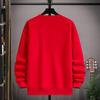 Men's Year of the Rooster Red Hoodie with Fleece: Spring Festival Warmwear