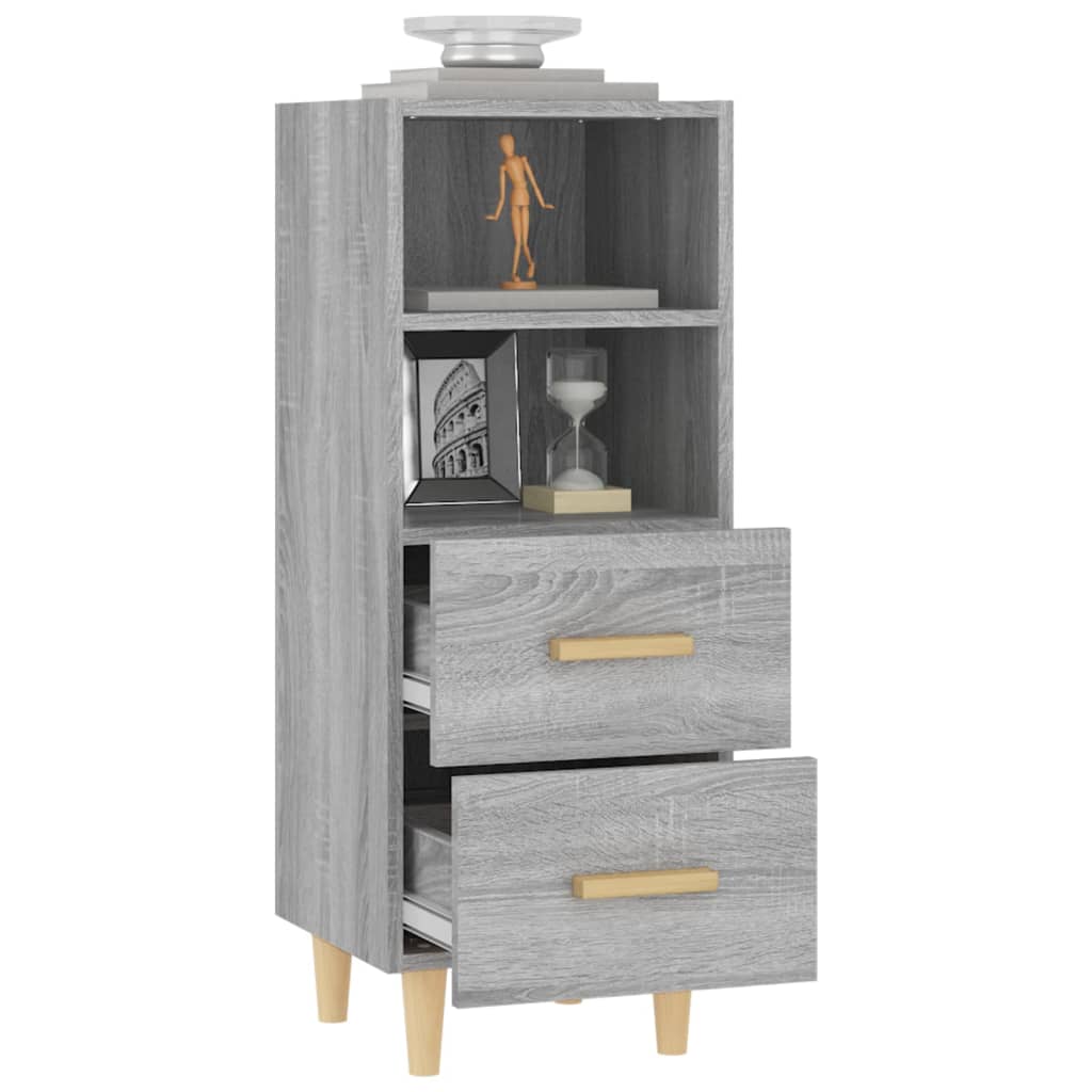 Sideboard Gray Sonoma 34.5 x 34 x 90 cm Particleboard