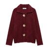 Araltay New Arrival Fashion Style Women's Clothing Fashion All-Match Minimalist Artificial Fur Knitting Cardigan 9598175