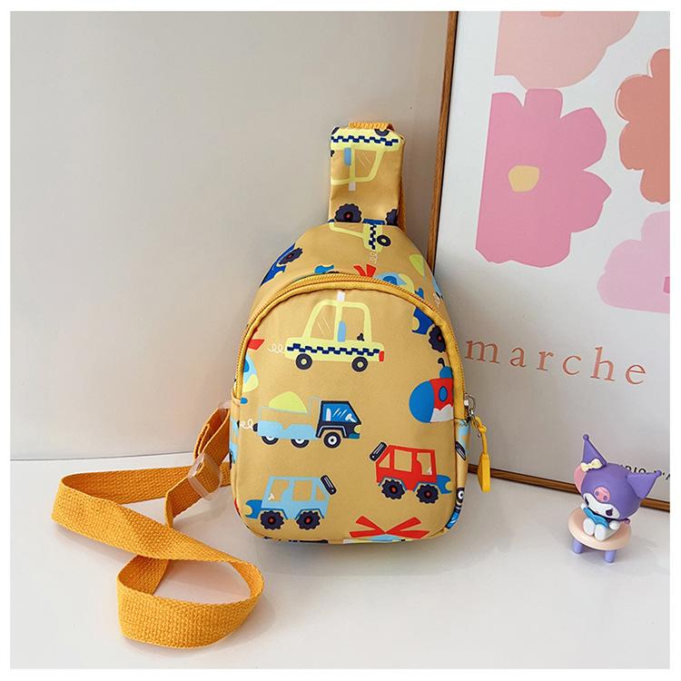 2025 New Cartoon Cute Flow Fashion Breast Bag Messenger Bag Spring Casual Versatile Lightweight Children's Backpack