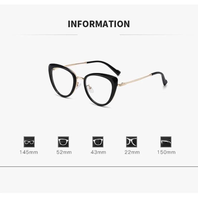 Ochelari pentru Miopie cu Schimbare de Culoare, Ochelari Fotocromici Retro la Modă Ochi de Pisică, Protecție Ochi Blocare Lumină Albastră, Dioptrie Până la -4.0