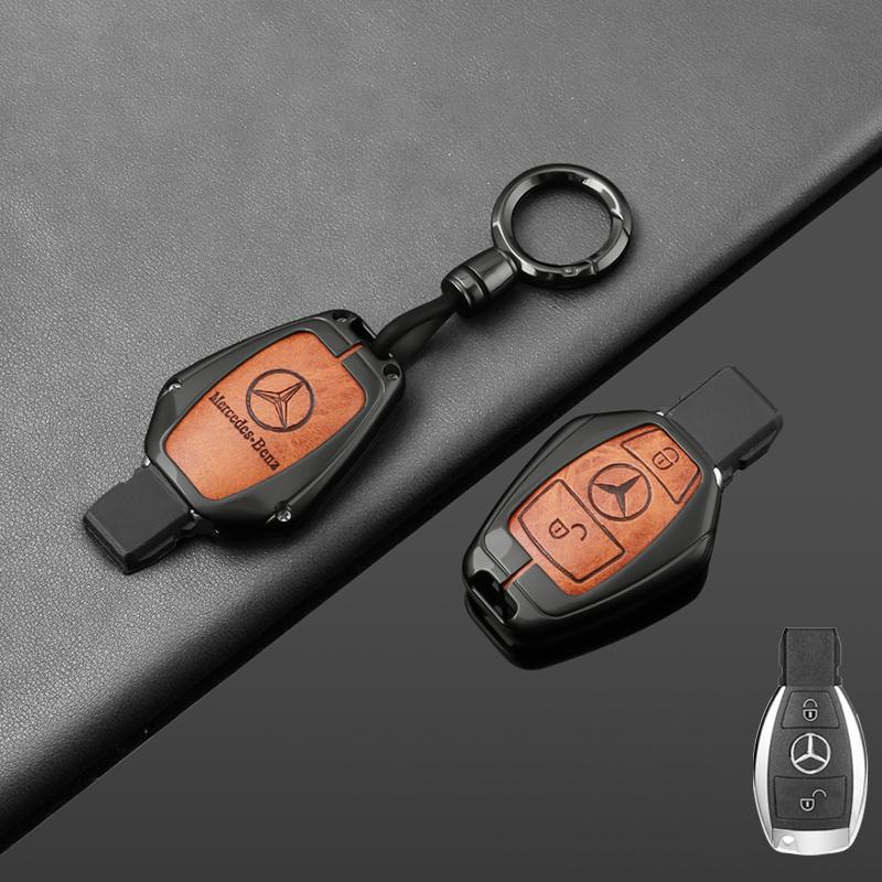 Car Key Case Cover Protector for Mercedes Benz CLK ML SLK B C E S Class Auto Keychain Accessories Car Styling for Mercedes Benz ACDFJ1