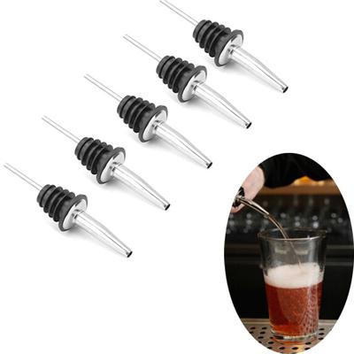 Home & Living Stainless Steel Wine Pourer Liquor Spirit Pouring Bottle Stopper Kitchen Bar Tool