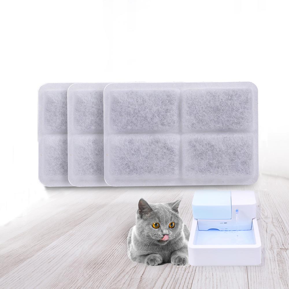 3/4 PCS Holzkohle Wasser Filter Ersatz Set Für Haustiere Hund Wasser Dispenser
