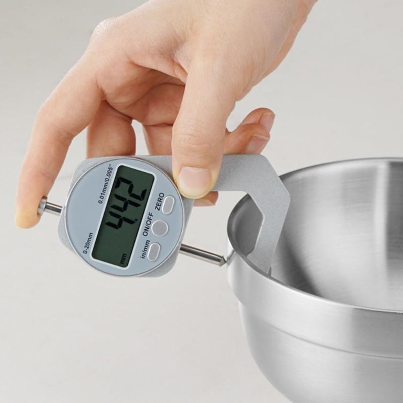 Double Layer Bowl Metal Food Serving Dishes Stainless Steel Bowl for Outdoor Use Dishwasher Safe Soup Bowl Kitchenwares