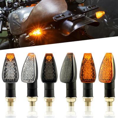 2KS LED smerové svetlo na motocykel Motokros Krátke smerovky Bočné svetlá Pre motocykle Yamaha Kawasaki Honda Suzuki