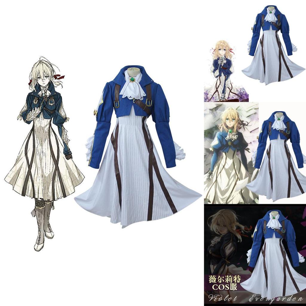 Cosplay Violet Evergarden Costume Auto Memories Doll Outfit Fancy Dress Set