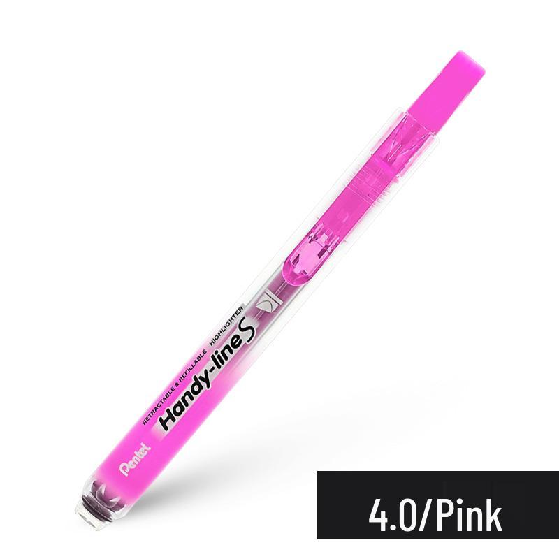 Pentel XS15 Clickable Colored Highlighter with Replaceable Core розовый
