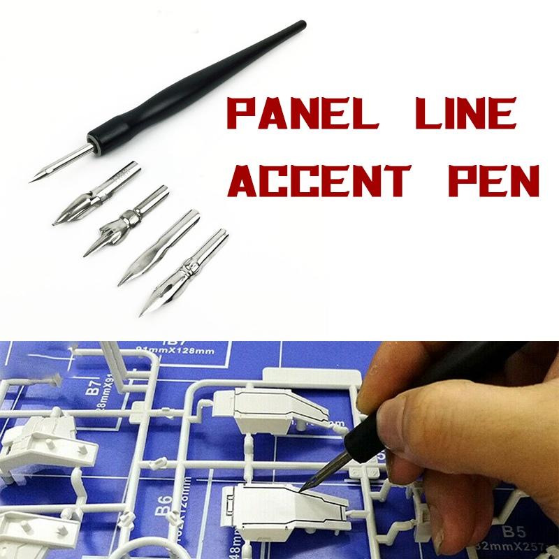 Pero na zvýraznění panelových linek Montážní model Nástroj Vyhněte se drhnutí Vniknutí do linie DIY Hobby nástroj