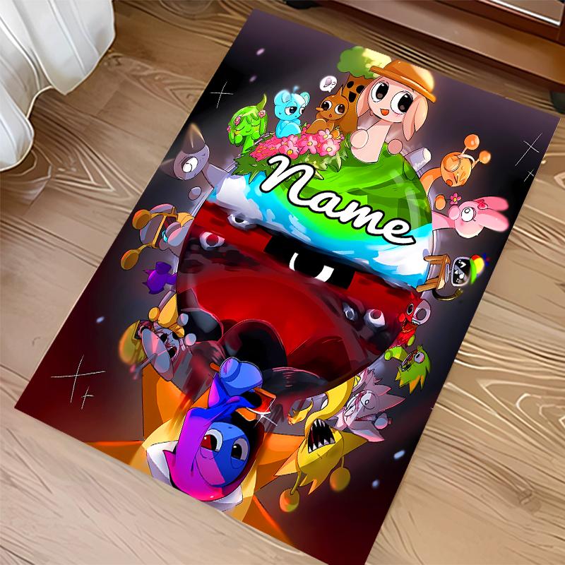 Custom personalization Game Sprunki Print Area Rug - Soft, Washable Non-Slip Indoor Mat,Living Room,Home&Office Decorative Rug